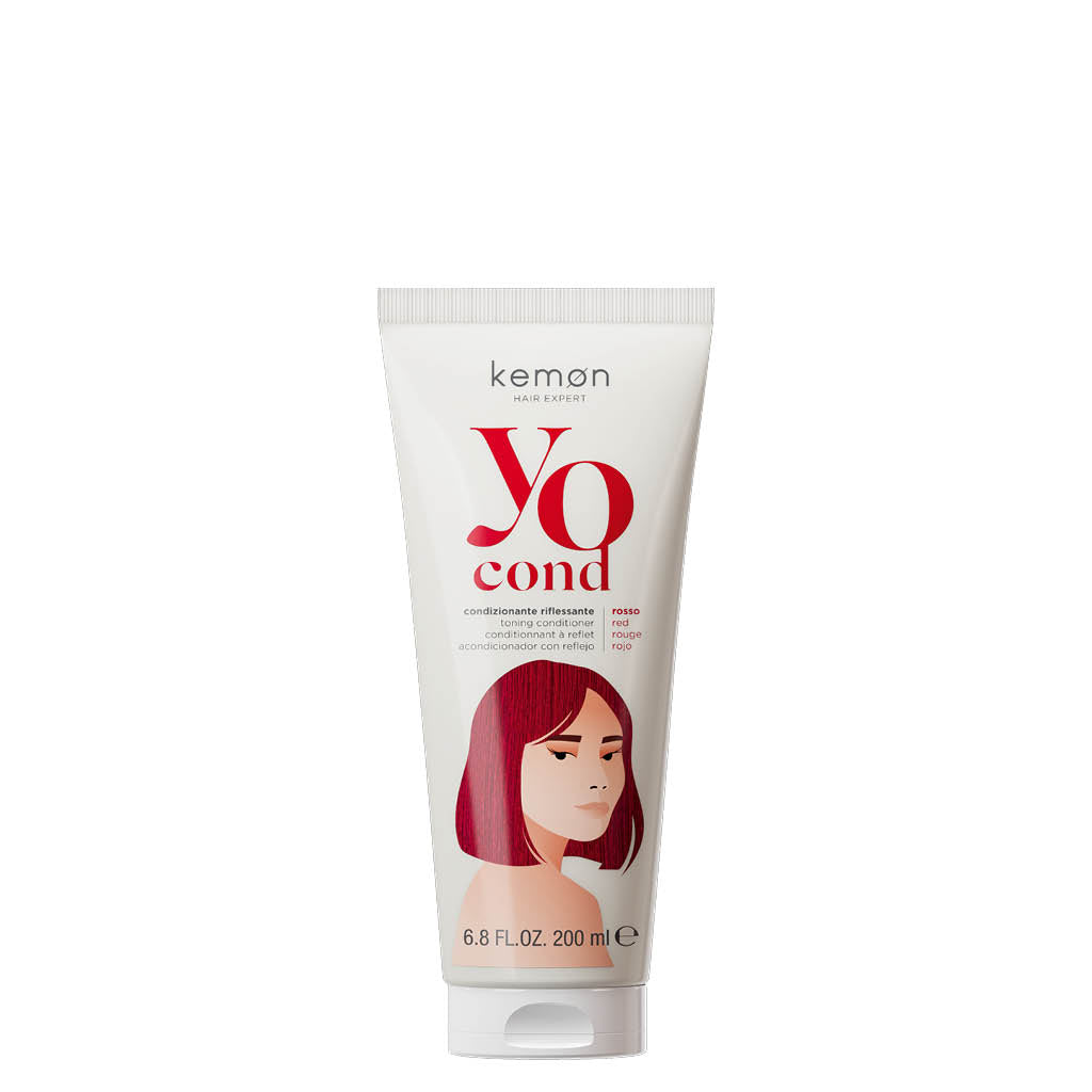 Kemon Yo Cond barvni balzam – Rdeča, 200 ml