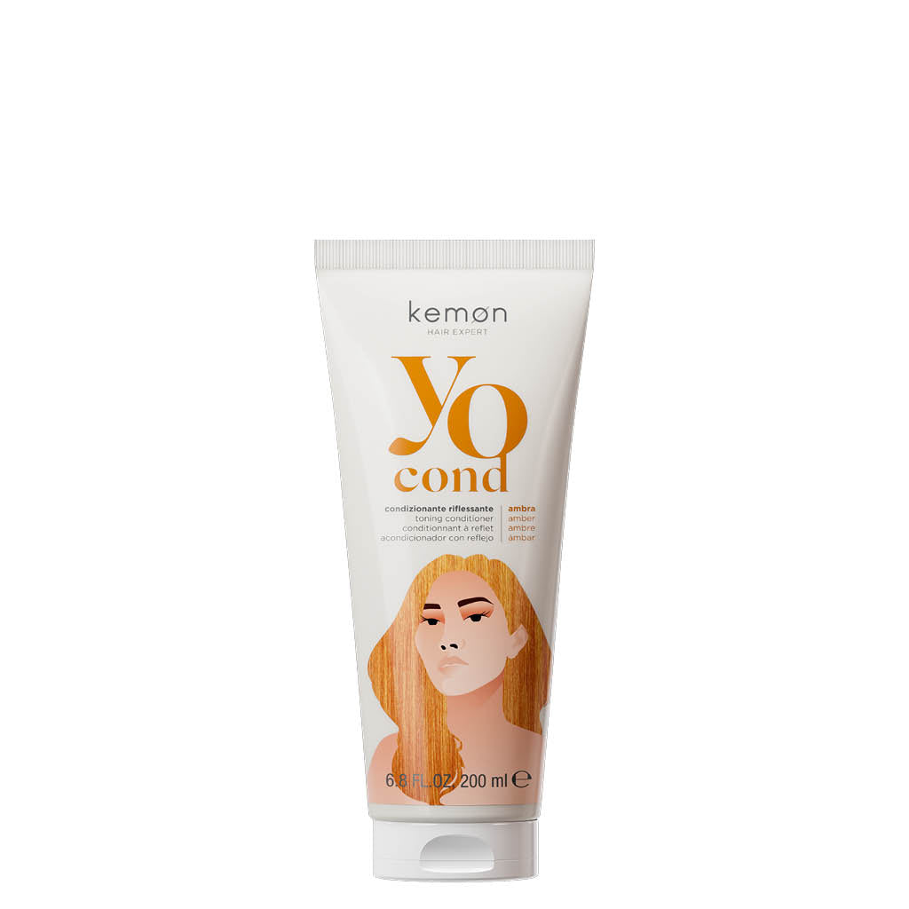 Kemon Yo Cond barvni balzam – Jantar, 200 ml