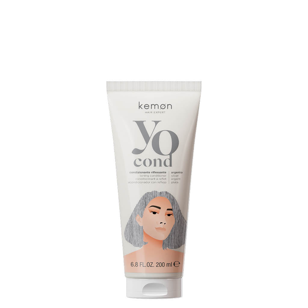 Kemon Yo Cond barvni balzam – Srebrna, 200 ml